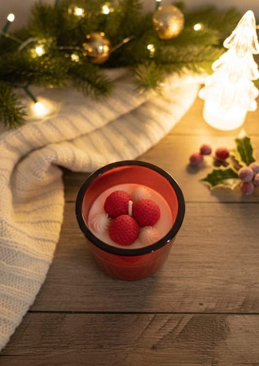 Red Fruity Christmas-WickMas Wonderland by Mi Casa Mi Paz