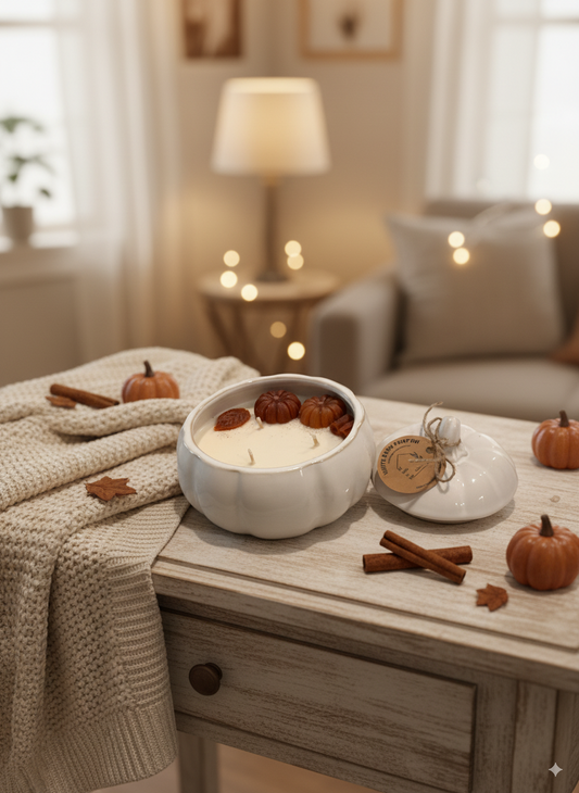 White Sand Pumpkin-Golden Season by Mi Casa Mi Paz